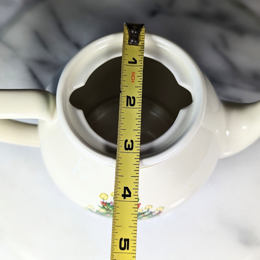 Russ Berrie Christmas Teapot Oh Christmas Tree 5.5 in - Picture 10 of 10